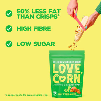 Sour Cream & Chive Delicious Crunchy Corn 115g thumbnail 3