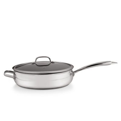 Metallic Stainless Steel Saute Pan thumbnail 3