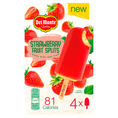 Strawberry Fruit Splits 4 x 73ml (292ml) thumbnail 2