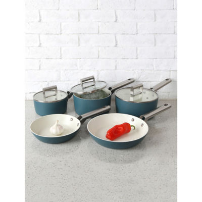 Teal Retro Non-Stick Pan - Set of 5 thumbnail 2