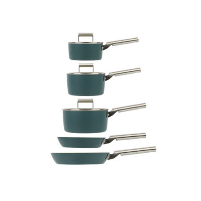 Teal Retro Non-Stick Pan - Set of 5 thumbnail 4