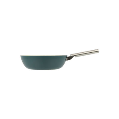 Teal Non-Stick Retro Wok - 28cm thumbnail 3