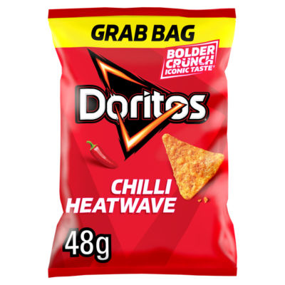 Chilli Heatwave Tortilla Chips Grab Bag Crisps 48g thumbnail 2