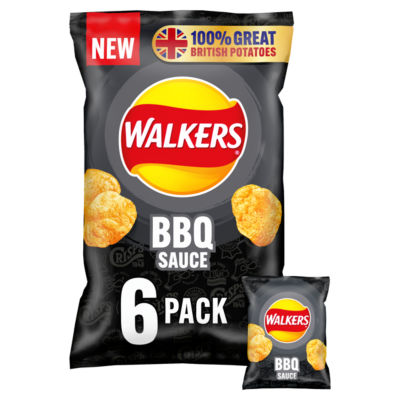 BBQ Sauce Multipack Crisps 6x25g thumbnail 2