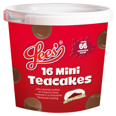 16 Mini Teacakes 240g