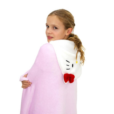 Hello Kitty Hooded Fleece -100cm x 120cm thumbnail 4