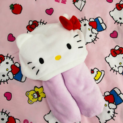 Hello Kitty Hooded Fleece -100cm x 120cm thumbnail 7