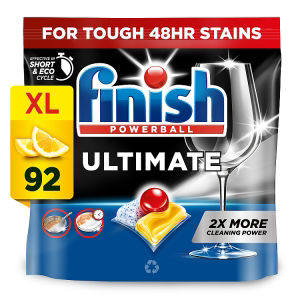 Finish Ultimate Deep Clean & Shine Dishwasher Tablets Lemon - 92 Tabs