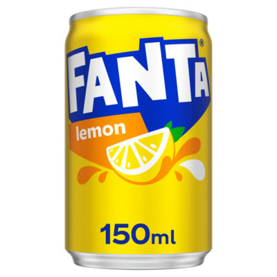 Fanta Lemon Soft Drink Can 150 mL