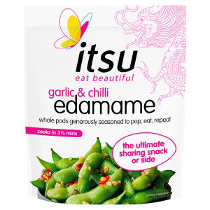itsu garlic & chilli edamame