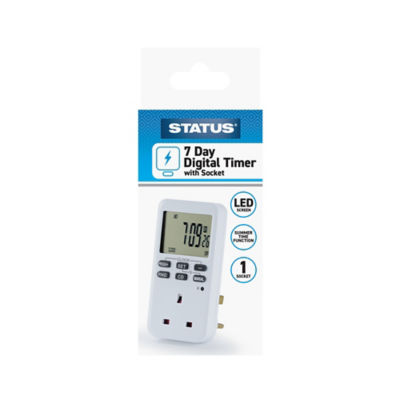 7 Day Digital Timer with Socket thumbnail 2