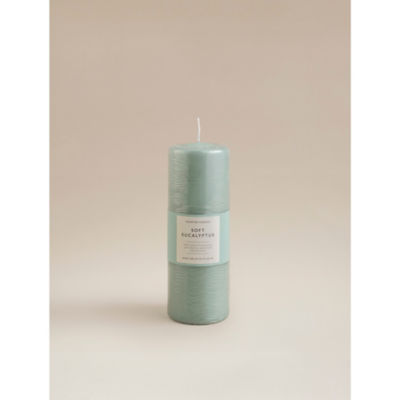 Soft Eucalyptus Core Pillar Candle thumbnail 2