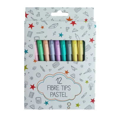 Pastel Felt Tips 12 Pack thumbnail 2