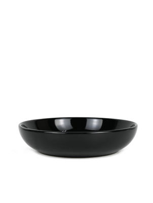 Solid Black Pasta Bowl thumbnail 2