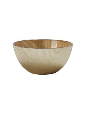 Gold Glass Cereal Bowl thumbnail 2