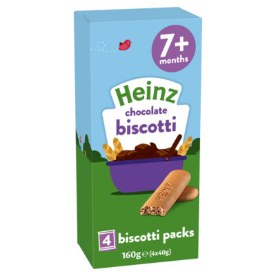 Chocolate Biscotti Baby Food Snacks Multipack 7+ Months 160g thumbnail 2