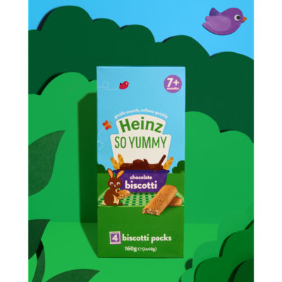 Chocolate Biscotti Baby Food Snacks Multipack 7+ Months 160g thumbnail 3