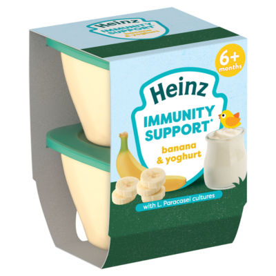 Immunity Support Banana and Yoghurt Pot 6+ Months 2 x 100g Baby Food thumbnail 2