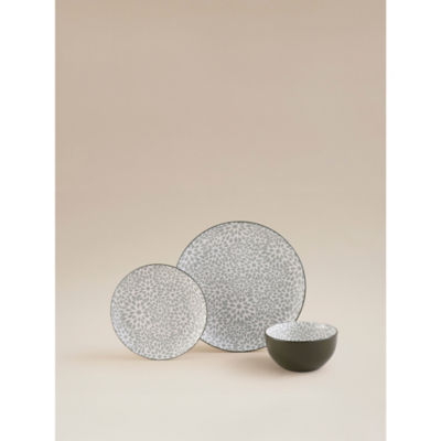 Green Floral Dinner Set 12 Piece thumbnail 2