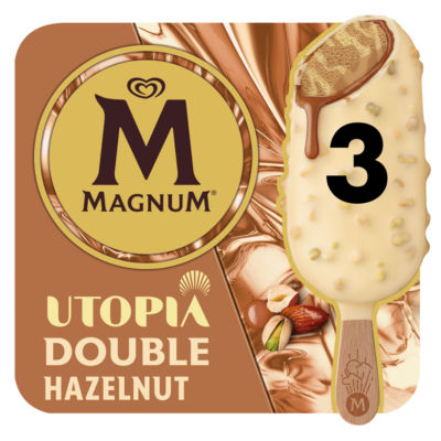 Utopia Double Hazelnut Ice Cream Sticks 3 x 85ml thumbnail 2
