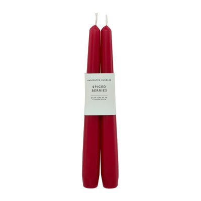 Spiced Berries 2pk Taper Candles thumbnail 3