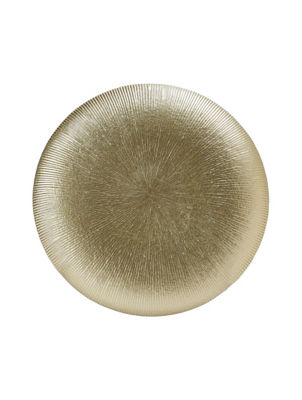 Gold Glass Dinner Plate