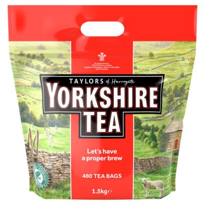 Yorkshire Tea 480 Tea Bags 1.5kg thumbnail 2