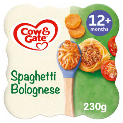 Cow & Gate Spaghetti Bolognese Baby Food Meal 12+ Months