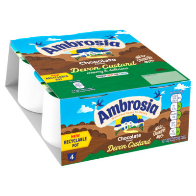 Chocolate Custard Dessert Snack Pots Multipack 4 x 120g thumbnail 3