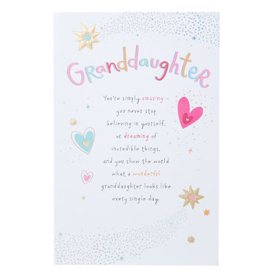 Granddaughter Birthday Card thumbnail 2