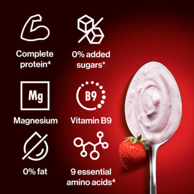 15g High Protein Strawberry Yoghurt with Magnesium & Vitamin B9 160g thumbnail 3