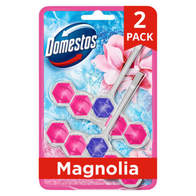 Power 5 Magnolia Toilet Rim Blocks 2x 50 g
