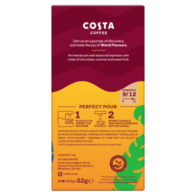 Colombian Espresso Coffee Pods x10 Nespresso®* Compatible thumbnail 3