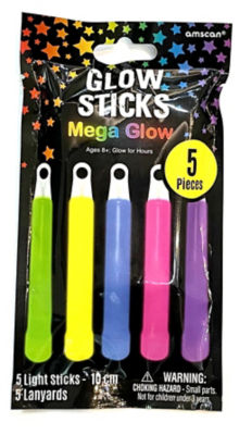 Multi-coloured Glow Sticks