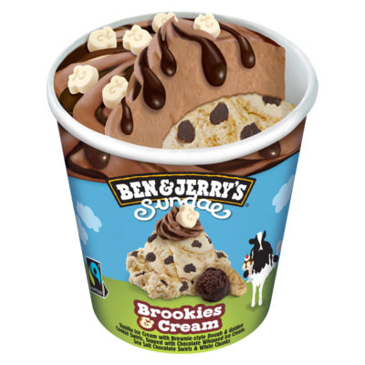 Sundae Brookies & Cream Ice Cream Tub 427ml thumbnail 4