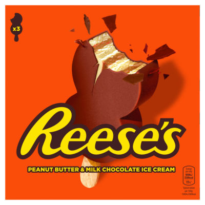 Peanut Butter & Milk Chocolate Ice Cream 3 x 80ml (240ml) thumbnail 2