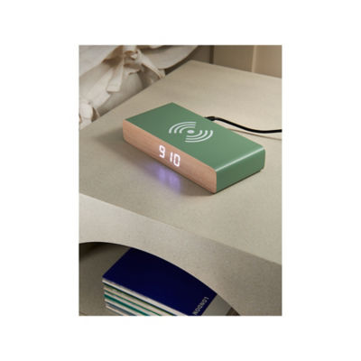 George Home Green Alarm Clock & Charging Station