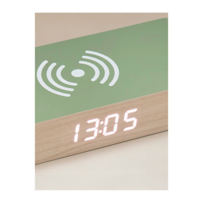 Green Alarm Clock & Charging Station thumbnail 4