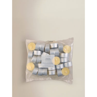 Soft Fresh Lemon Tealights - Set of 30 thumbnail 3