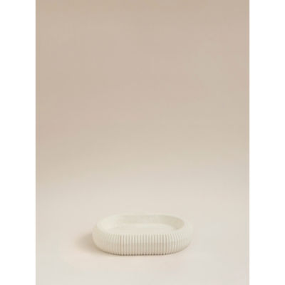 Natural Sandstone Ribbed Soap Dish thumbnail 2