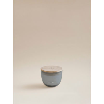 Grey Wellness Relax Wooden Lid Candle thumbnail 2