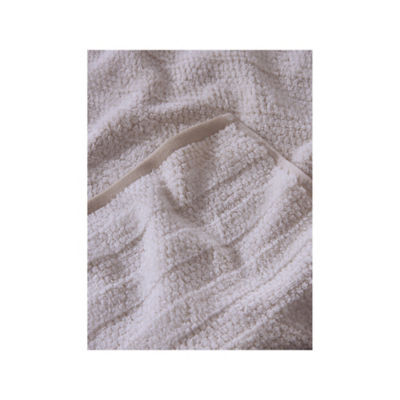 Stacey Solomon Neutral Textured Cotton Towel 70x130cm thumbnail 3