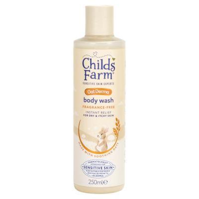 OatDerma Body Wash 250ml, Fragrance Free, Sensitive Skin, Baby Kids Shower Gel thumbnail 2