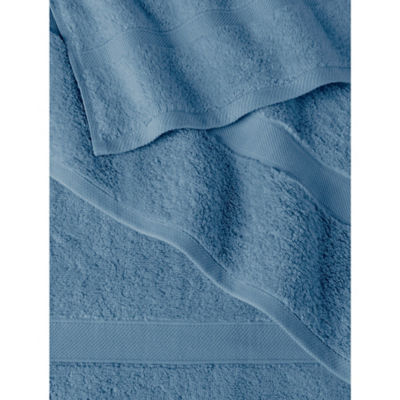 Blue Chambray Super Soft Cotton Bath Towel thumbnail 3