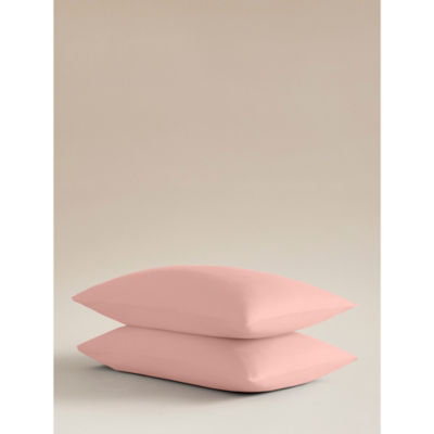 George Home Pillowcase Dusky Pink Pair