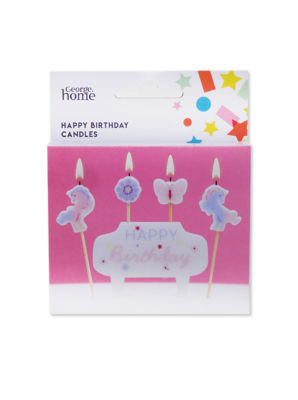 Unicorn Pick Candles 5Pk