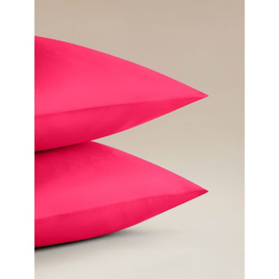 Raspberry Easycare Pillowcase Pair - Double thumbnail 3