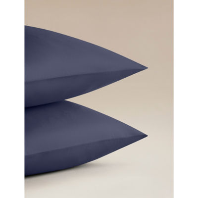 Navy Plain Pillowcase Pair thumbnail 3