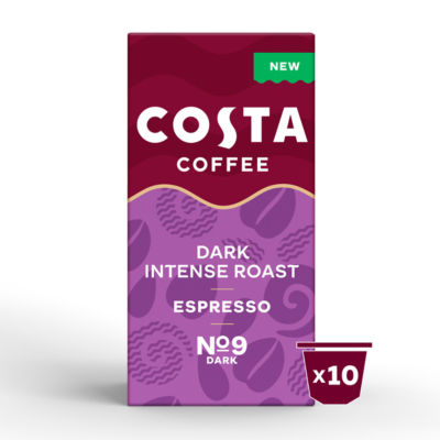 Costa Dark Intense Roast Coffee Pods x10 Nespresso®* Compatible thumbnail 2