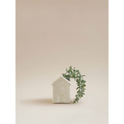 Cream Mini House Artificial Trailing Succulent thumbnail 2